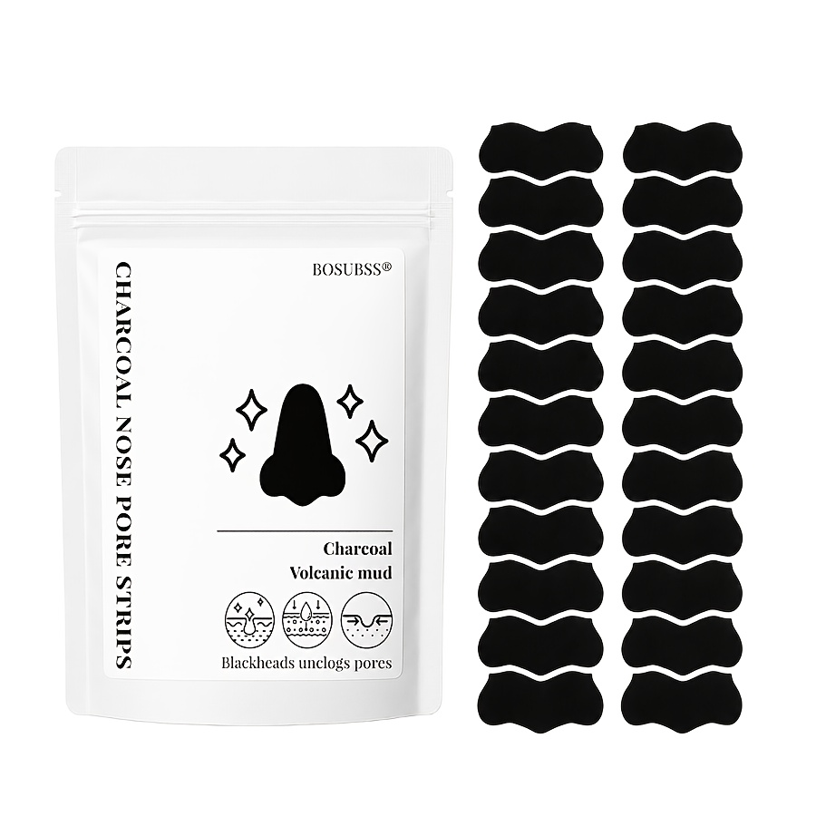 Charcoal Pore Strip - Bandes nasales au charbon d'arbre à