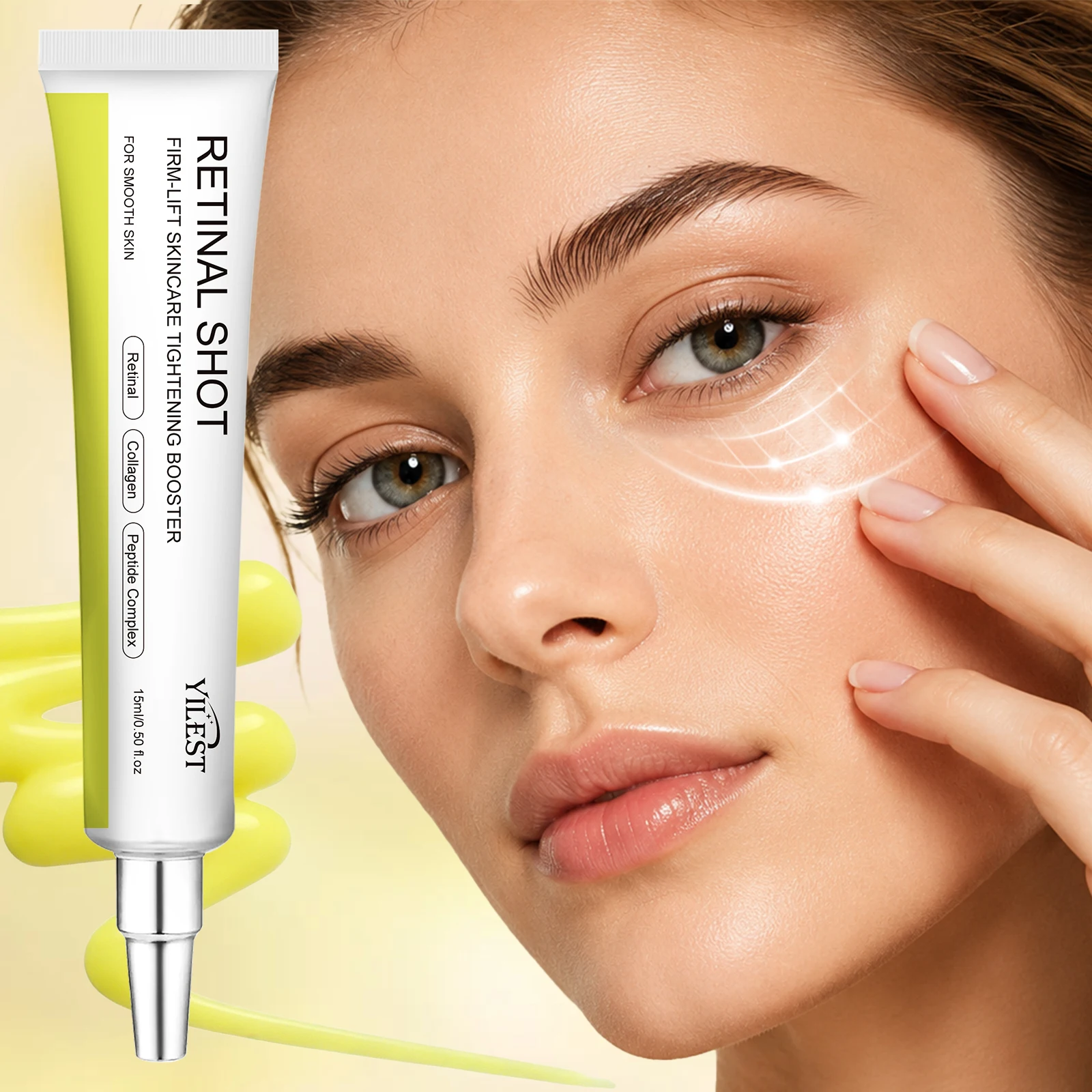 Eye Cream Peptide - Crème Rénovatrice Contour des Yeux 15ml