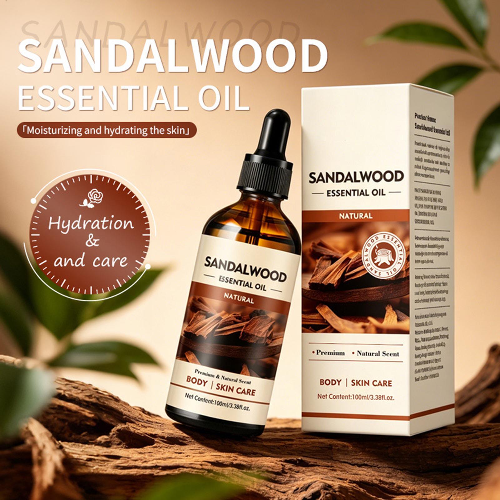 Skincare Natur E - Huile parfumée au bois de santal,