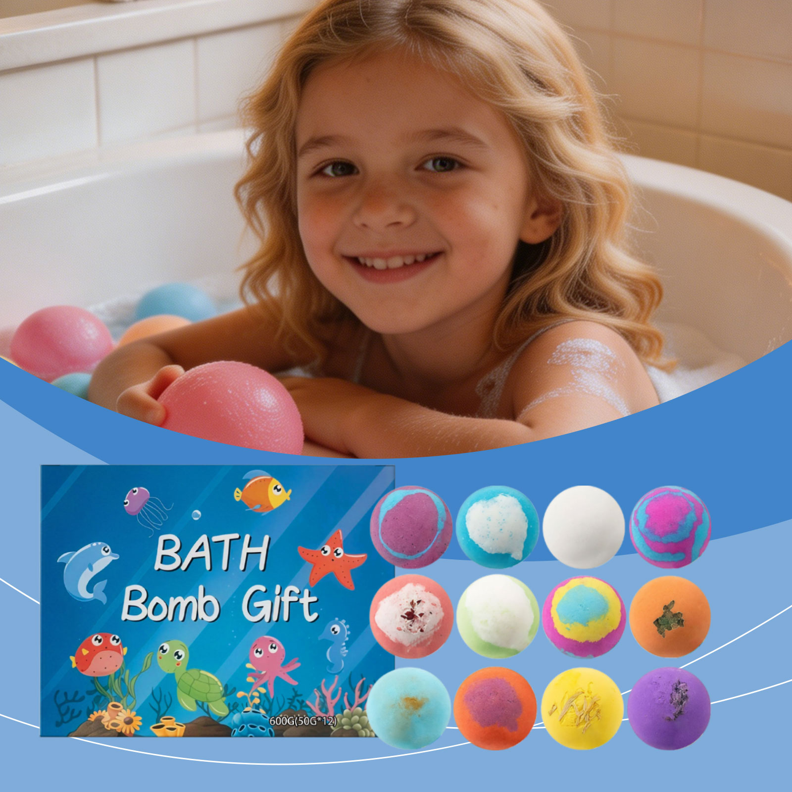 Boîte de bombes de bain efferv - Skincare Natur E avis et prix