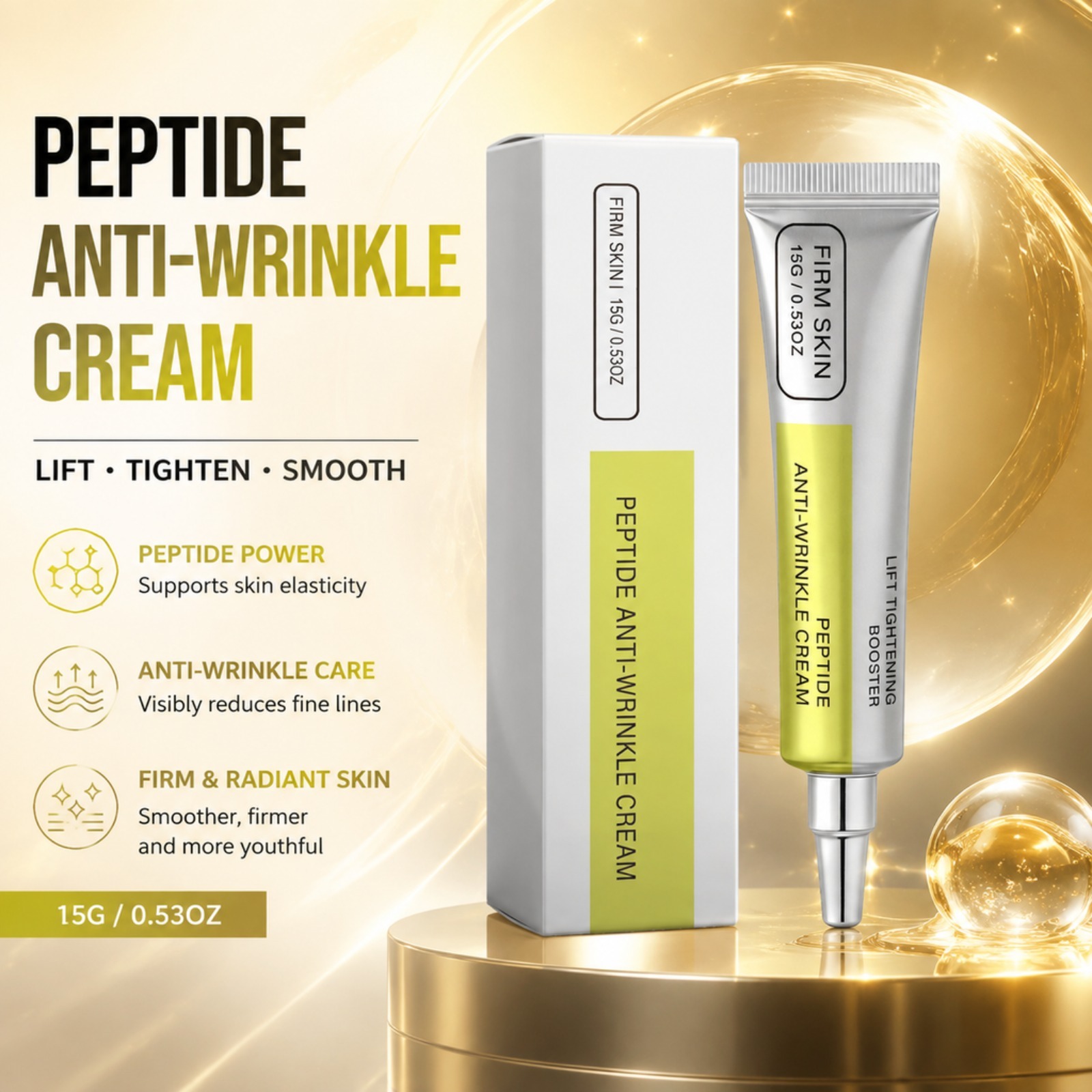 Crème Visage au Rétinol et Pep - Eye Cream Peptide avis et prix