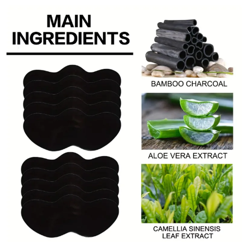 10/20/50 Bandes de charbon pou - Charcoal Pore Strip avis et prix